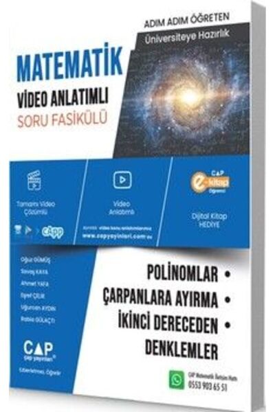 Çap Yayınları Çap Yayınları Polinomlar Çarpanlara Ayırma İkinci Dereceden Den...