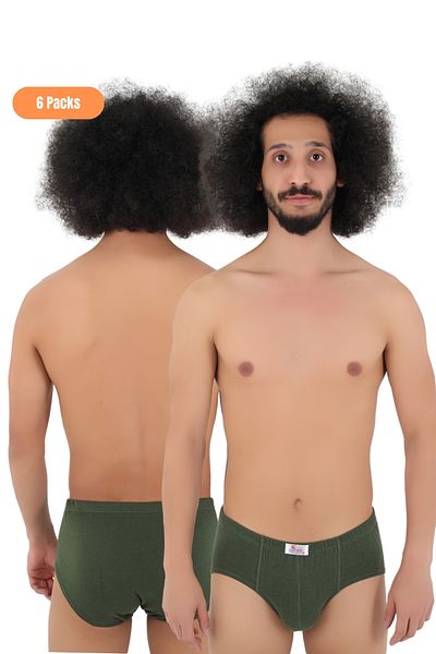 CENNETOĞLU Cennetoğlu 6-Pack Economical Cotton Men's Slip Panties - Comfort and Quality All Day Long