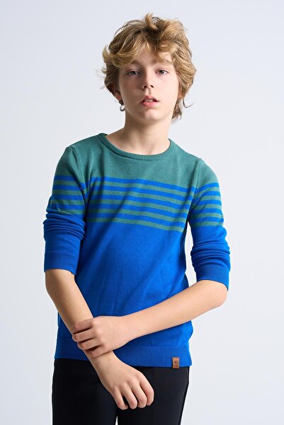 ALEXANDERGARDI Pulover pentru copii cu guler rotund (C23-7102)