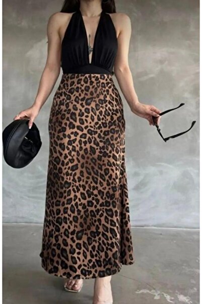 Green'DAL ΦΟΥΣΤΑ MIDI ΜΕ ΣΧΕΔΙΟ ΛΕΟΠΑΡ