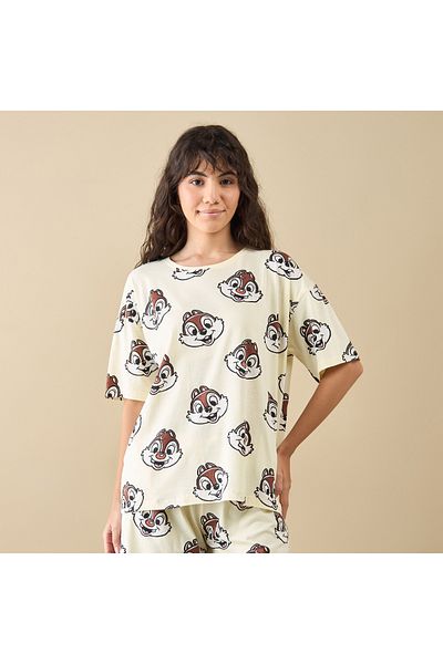 FAV Chip 'N' Dale Print T-shirt and Shorts Set