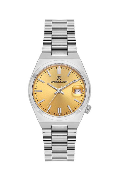 Daniel Klein DK.1.13862-4 Taşlı Tasarım Suya Dayanıklı Metalik Renk Kadın Kol Saati