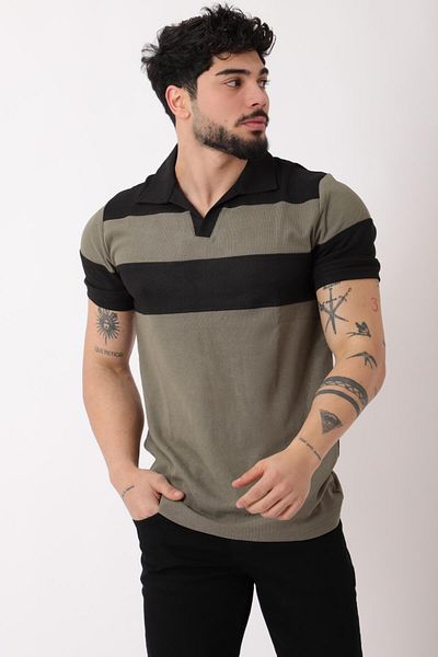 Stilkombin Apaç Collar Knitwear T-Shirt Js C-1020_30420
