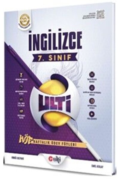 Bes Yayınları Ulti Yayınları 7. Sınıf İngilizce Haftalık Ödev Föyleri