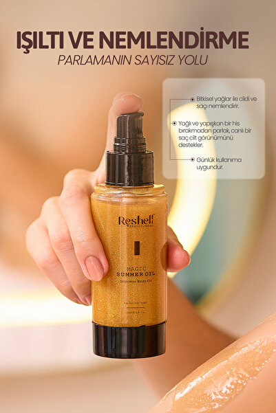 Reshell Avantajlı Bakım Seti Reshell 200 ml Epilasyon Sonra Losyon 100 ml Magıc Summer Oıl 🌿💖