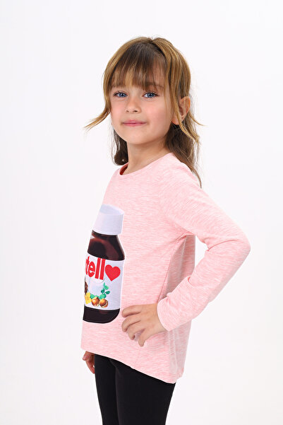 Toontoy Girl's Nutella Printed T-Shirt