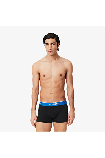 Lacoste Erkek 3'lü Siyah Boxer