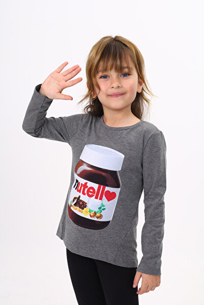 Toontoy Girl's Nutella Printed T-Shirt