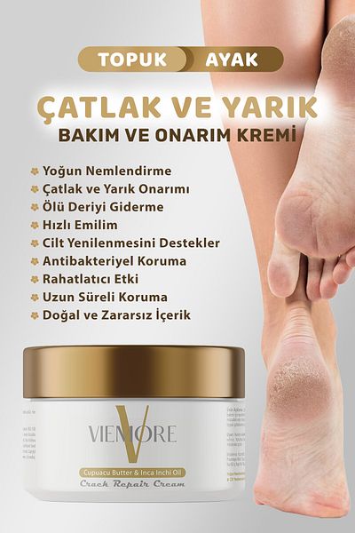 Viemore Heel and Foot Crack Care Repair Cream 100ml
