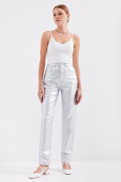 Viyamo 918 Crop Top με κορδόνια - Λευκό