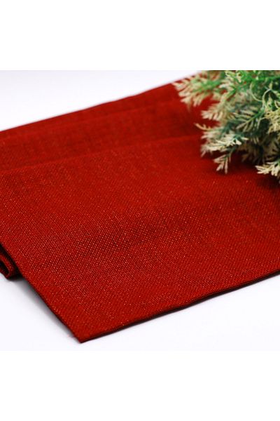 Bimotif Lurex (Gadenya) Fabric 1 Meter, Red Width 160 cm