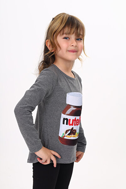 Toontoy Girl's Nutella Printed T-Shirt
