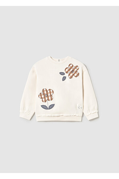 MAYORAL Baby Girl Embroidered Sweatshirt 1459