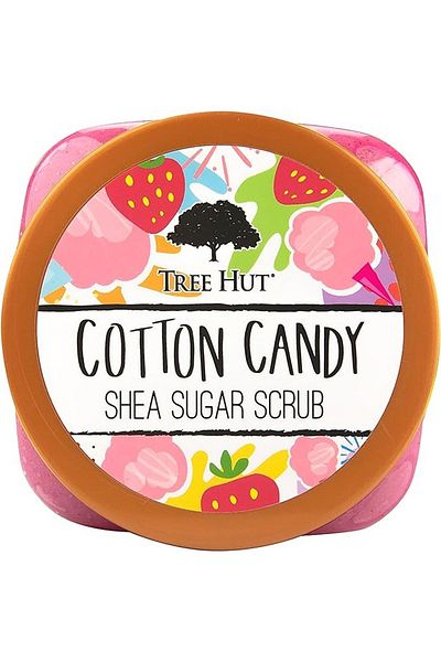 TreeHut مقشر السكر وزبدة الشيا من Tree Hut Cotton Candy - للحصول على بشرة ناعمة ومتوهجة | 510 جرام