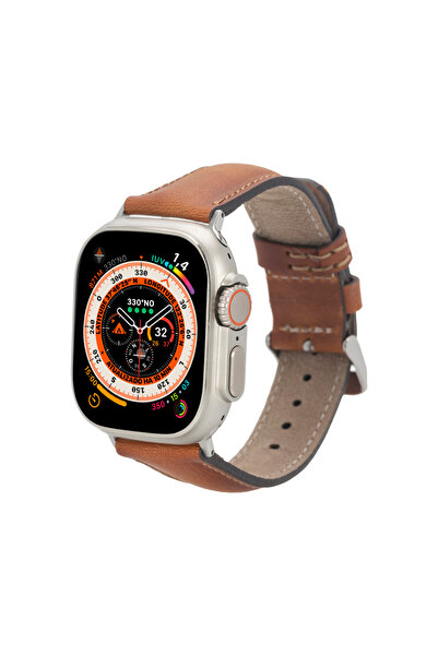 Lev Leather سوار ساعة أبل من الجلد، متوافق مع 38/40/41/42/44/49 ملم