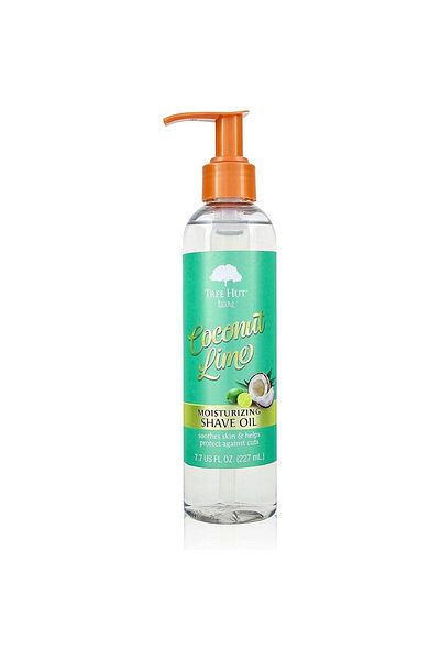 TreeHut Moisturizing Shave Oil - With Coconut Lime | 227 Ml