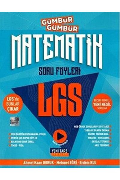 Yeni Tarz Yayınları Yeni Tarz 8. Sınıf LGS Matematik Gümbür Gümbür Soru Föyleri