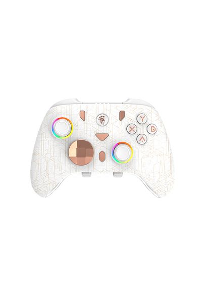 THRONE Tactical Hero 2.4 Ghz/Bt Dual Mode - Rgb - Bottom and Back 4 Macro- Vibration - Gamepad with Turbo Mode