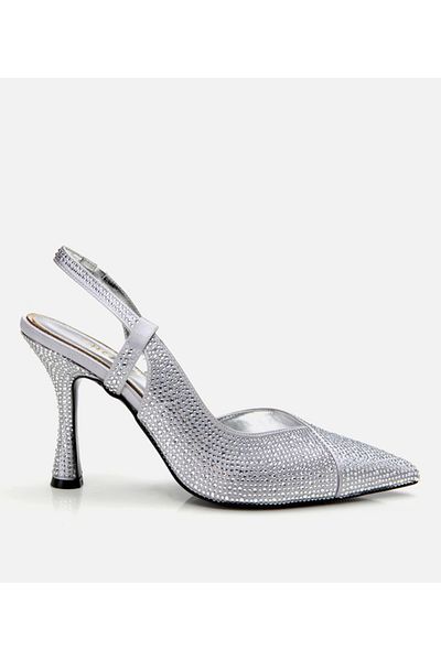 Hotiç Stiletto cu spate deschis Lame Stone pentru femei
