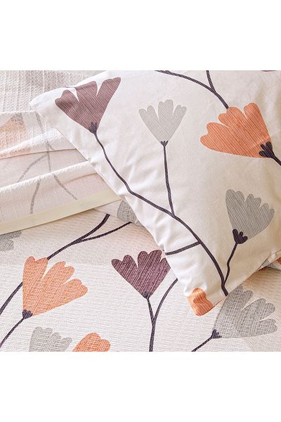 Taç Lassie Brown Double Cotton Pique Set