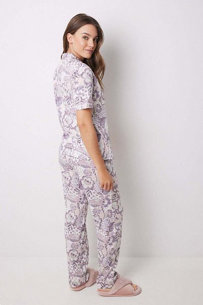 Women'secret Floral 100% cotton classic pyjamas