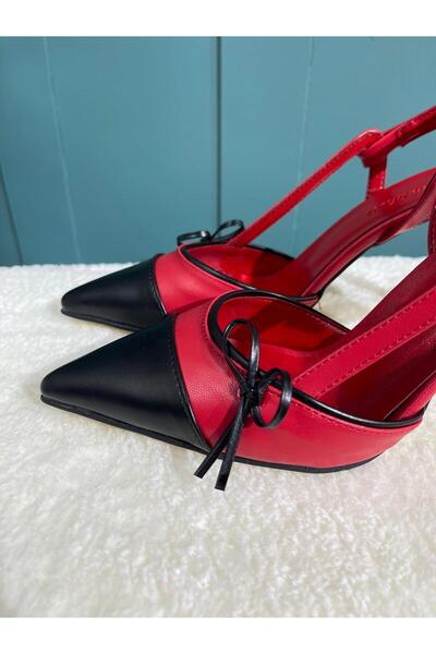 Zişan Shoes SAMİRA 9cm Topuklu Fiyonk Detaylı Kadın Ayakkabısı