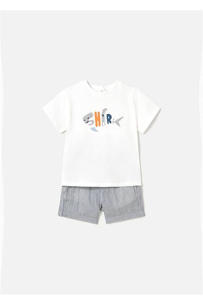 MAYORAL Baby Boy T-Shirt & Shorts Set, Blue