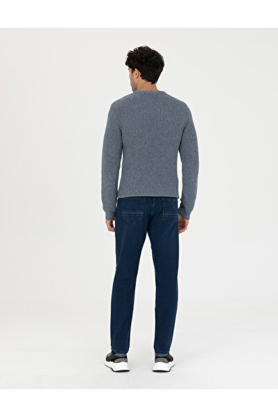 Pierre Cardin Lacivert Straight Fit Jean Pantolon 50274381-VR033
