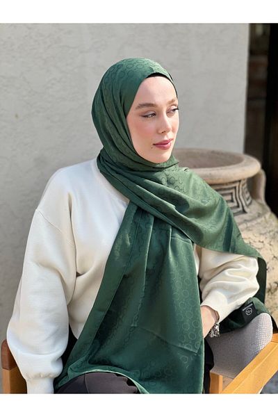Modakaşmir Şal cu model Hale din seria Jacquard mătăsos