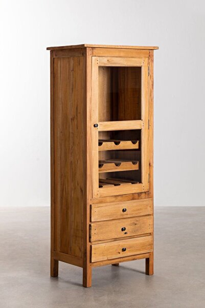 ŞafakMobilya Ahşap vintage model masif büfe, bar dolabı