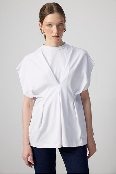 Touché Privé Tricou cu mânecă scurtă cu detaliu cu mâneci