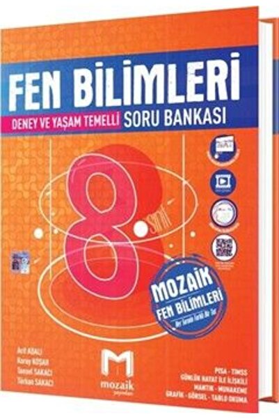 Mozaik Yayınları Mozaik Yayınları 8. Sınıf Fen Bilimleri Soru Bankası