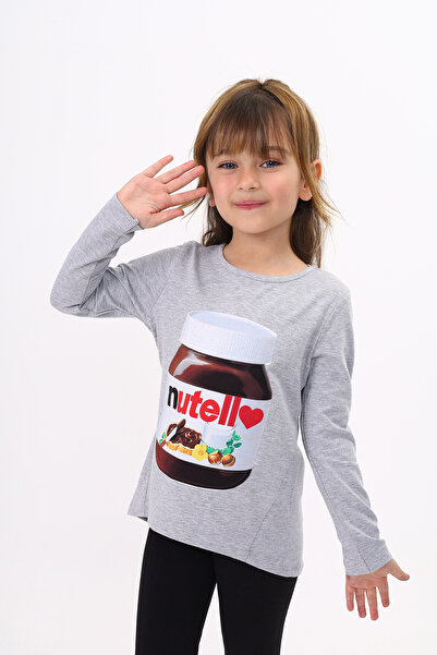 Toontoy Girl's Nutella Printed T-Shirt