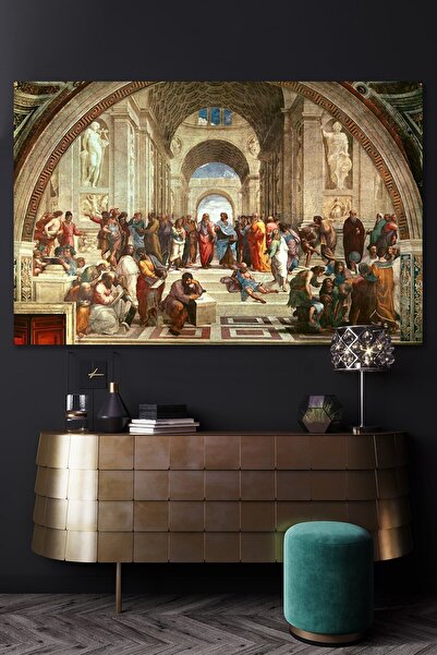 Hediyeler Kapında Rönesans Halk Kanvas Tablo 100x140cm