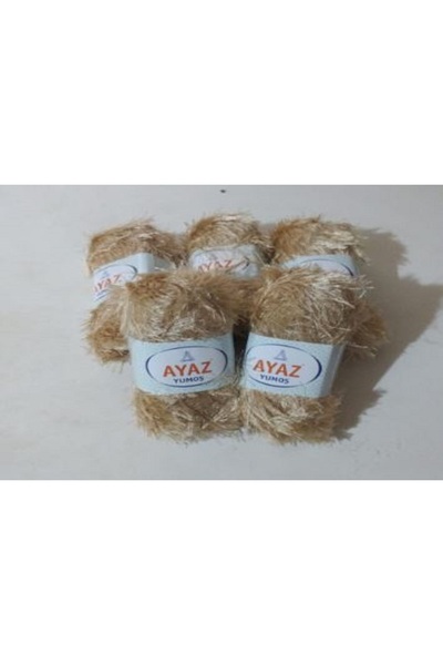 Ayaz yumos  sakallı  ip  kahferengi   5  adet   color  : 1219