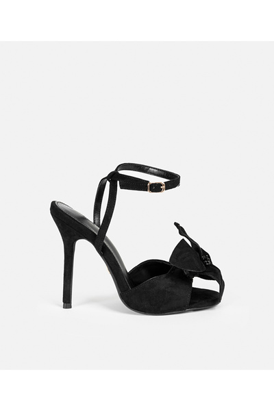 İpekyol Çiçek figürlü topuklu ayakkabı