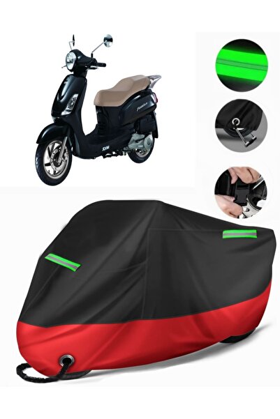 MotoEN Sym Fiddle Ii 50 Compatible Premium Motorcycle Tarpaulin (Lock Compati...