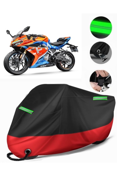 MotoEN Cf Moto 450Sr Compatible Premium Motorcycle Tarpaulin (Lock Compatible...