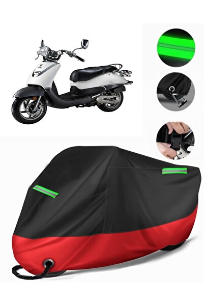 MotoEN Sym Allo 125 Compatible Premium Motorcycle Tarpaulin (Lock Compatible)...