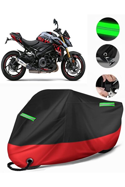 MotoEN سوزوكي GSX-S 1000 متوافق مع القماش المشمع للدراجات النارية (متوافق مع ...
