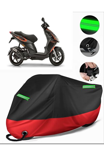 MotoEN Piaggio Nrg Power 50 Compatible Premium Motorcycle Tarpaulin (Lock Com...