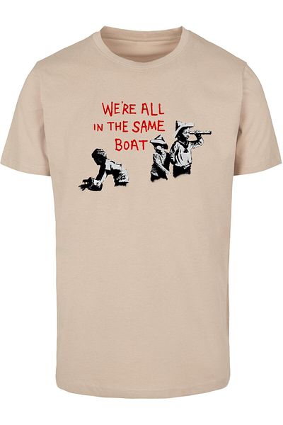 Merchcode Brandalised - In The Same Boat T-shirt