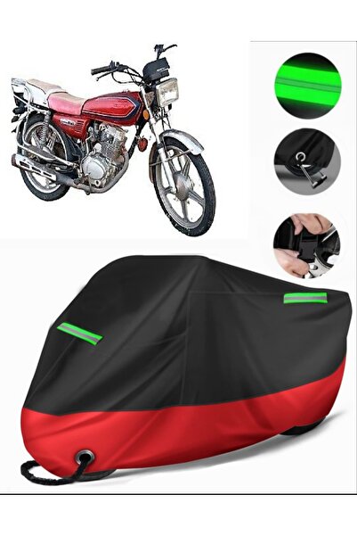 MotoEN غطاء دراجة نارية ممتاز متوافق مع Ramzey Magnum (متوافق مع القفل) أسود-...