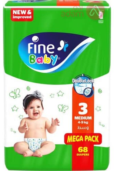 FINE BABY NO 3 MEGA MEDIUM 68PCS