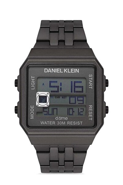 Daniel Klein Dk013162b-03 Dijital Ekran Kronometreli Füme Renk Erkek Kol Saati