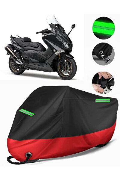 MotoEN Yamaha Tmax 530 Compatible Premium Motorcycle Tarpaulin (Lock Compatib...
