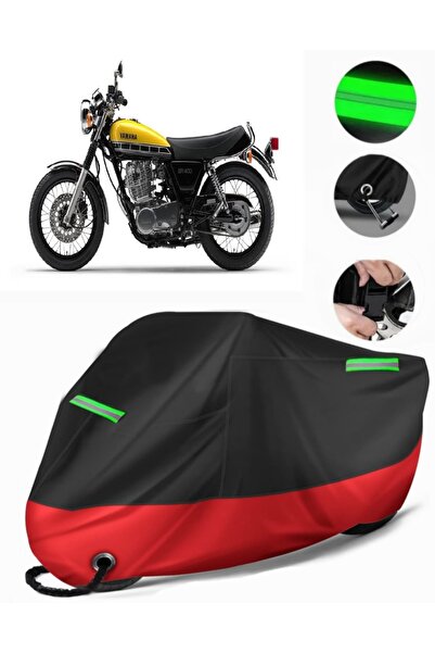 MotoEN Yamaha Sr 500 Compatible Premium Motorcycle Tarpaulin (Lock Compatible...