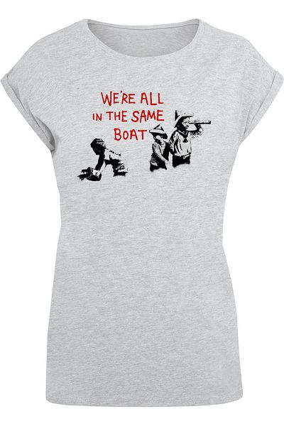 Merchcode Damen Brandalised - Im selben Boot T-Shirt