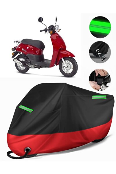 MotoEN Kanuni Pony 50 متوافق مع القماش المشمع للدراجات النارية (متوافق مع الق...