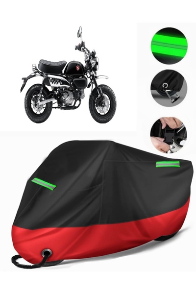 MotoEN غطاء دراجة نارية ممتاز متوافق مع Honda Monkey 125 (متوافق مع القفل) أس...